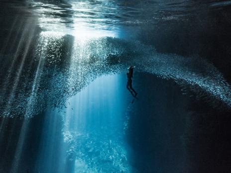 Pier underwater