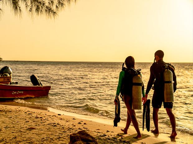 Start at home finish on vacation card