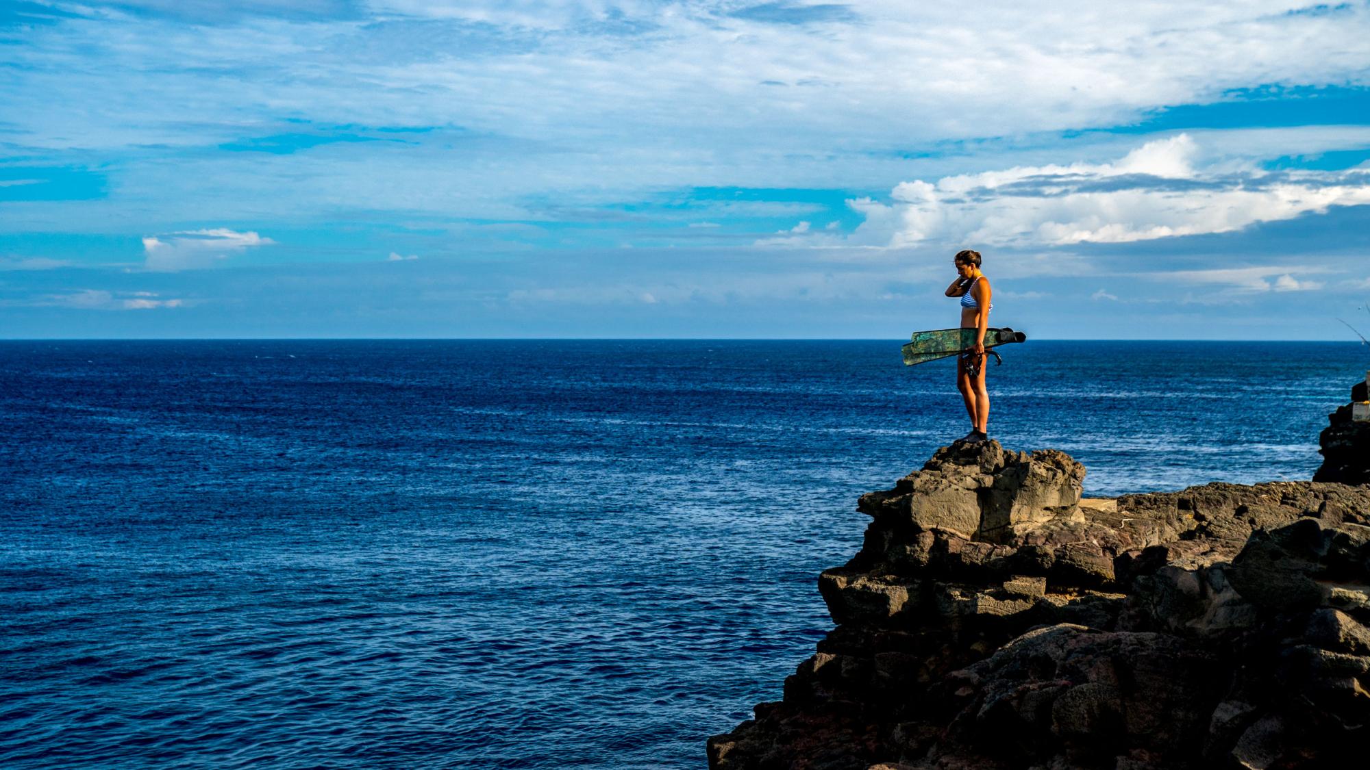 Freediver Topside Hero